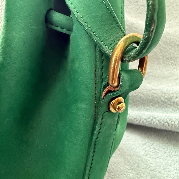 Dooney and Bourke Mini Nubuck Drawstring in Jade - Picture 7 of 12